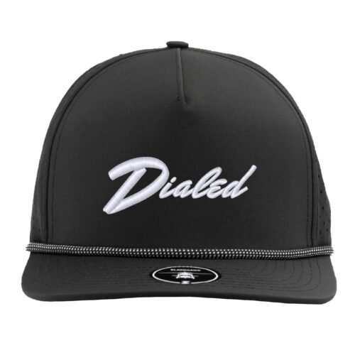Dialed - Black Rope Hat